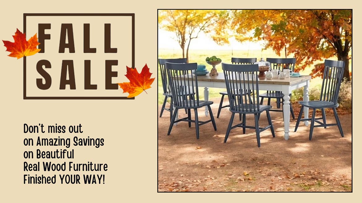 Fall Sale - Stop in to learn more!